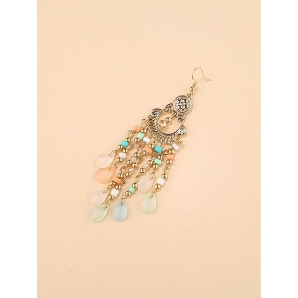 Crystal and Pearl Earrings - Picture 4 of 5